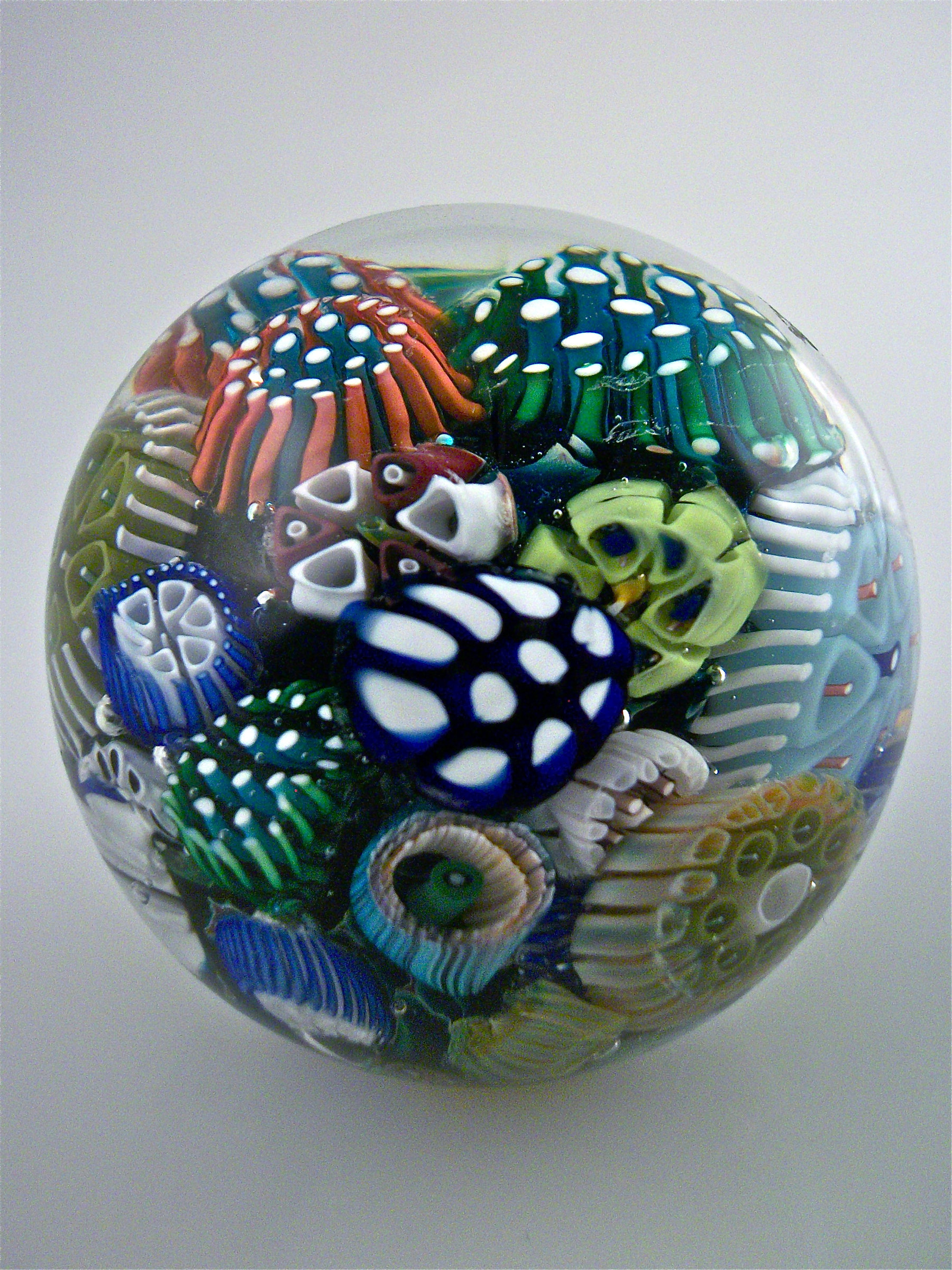 Ocean Reef Paperweight By Michael Egan Art Glass Paperweight Artful Home