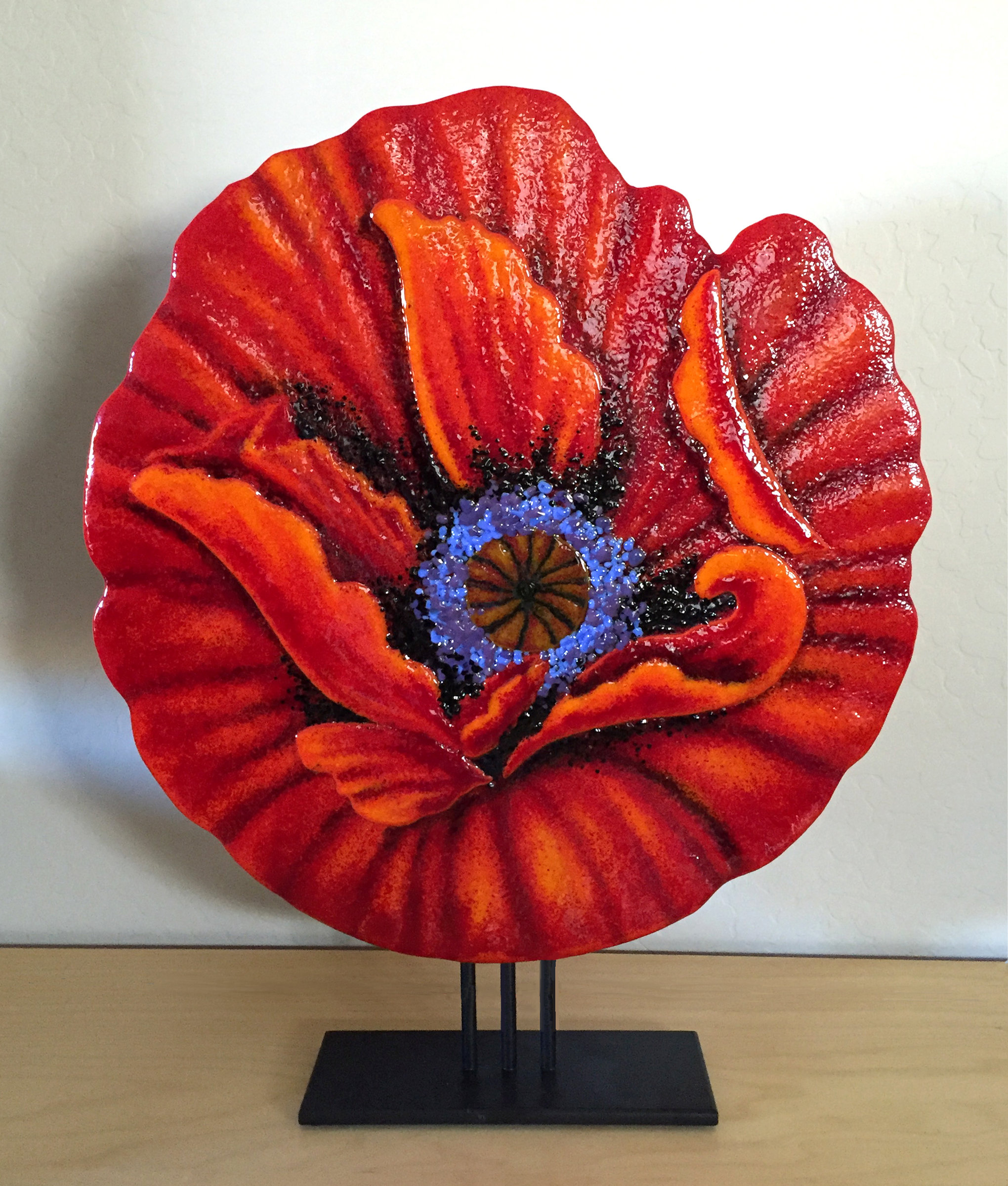 Red Empress By Anne Nye Art Glass Sculpture Artful Home