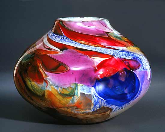 Shard Bowl By Randi Solin Art Glass Vessel Artful Home