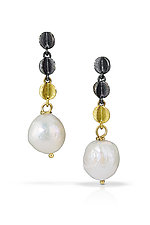 Triple Drop Pearl Earrings