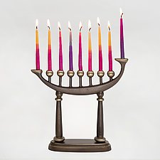 Tree of Life Menorah by Scott Nelles (Metal Menorah)