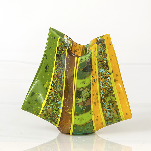 Summer Meadow Art Glass Sculpture By Varda Avnisan Art Glass Vessel