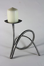 Double Tea Light Candle Holder by Joy Stember - (Pink, White or Purple