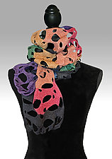 Darcy Swirls Wrap by Elizabeth Rubidge (Silk & Wool Scarf