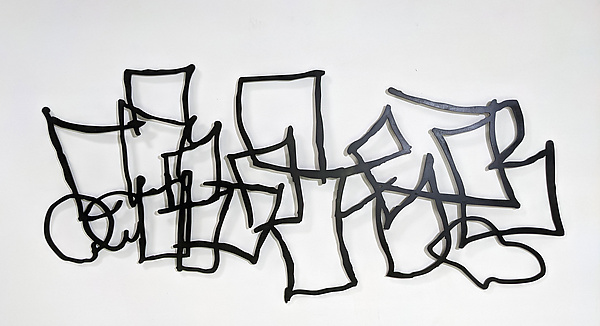 Abstract Graffiti by Paul Arsenault (Metal Wall Sculpture) | Artful Home