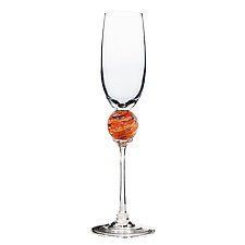 Spider Planet Short Martini Glass — Fusion Art Glass And Fine Jewelry