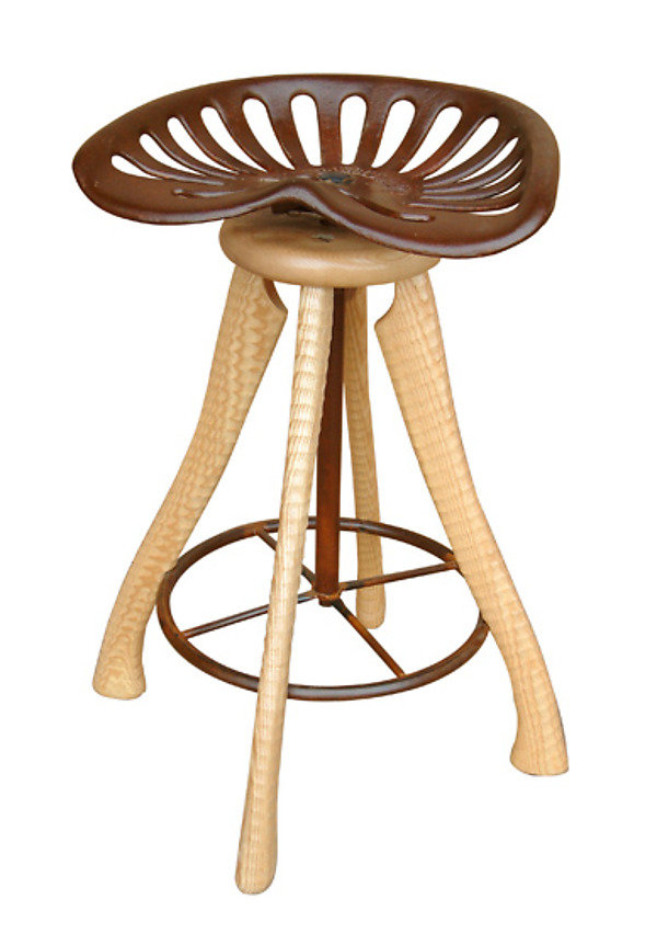 Tractor Seat Stool By Brad Smith Wood Stool Artful Home