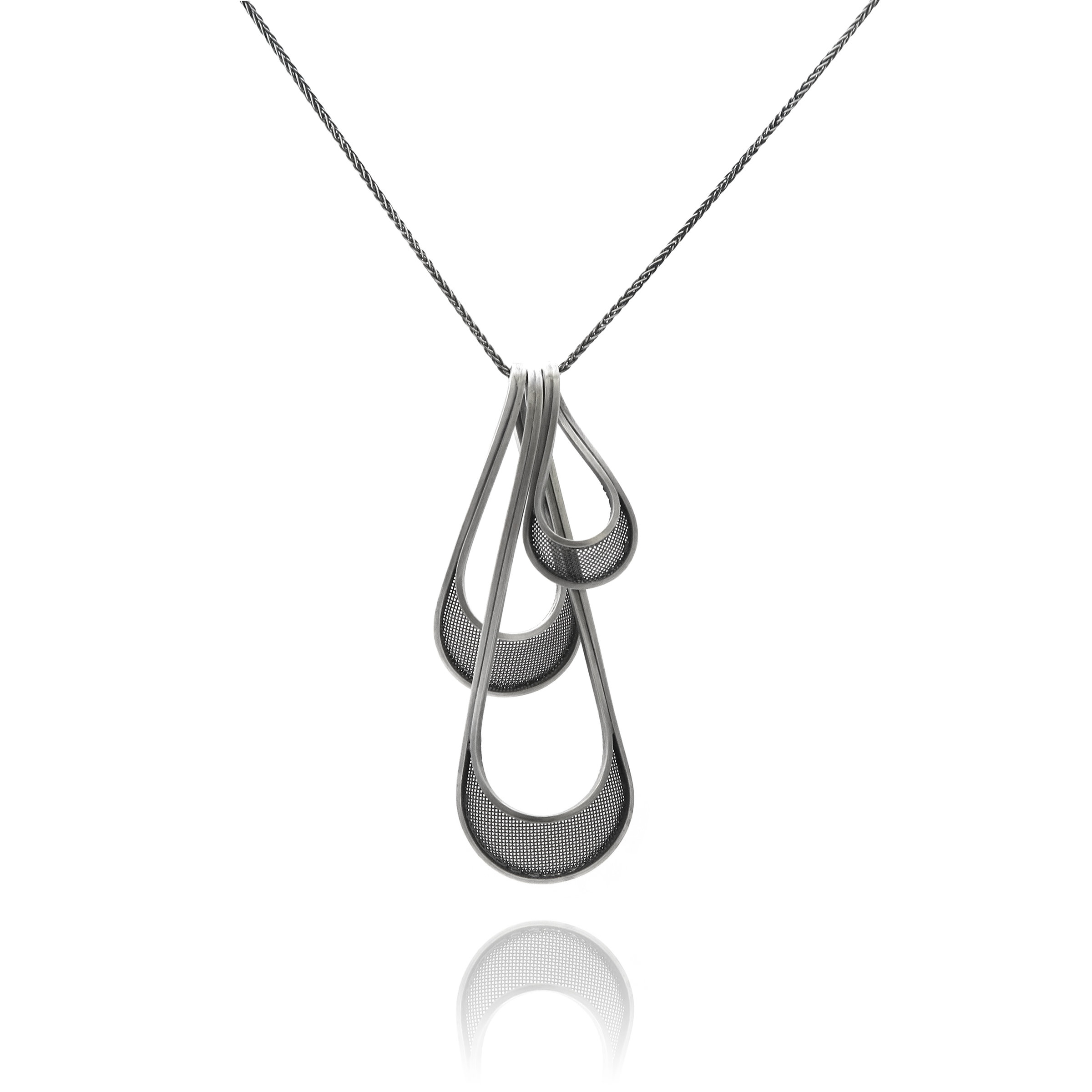 Nesting Drip Pendant Necklace by Caitie Sellers (Silver & Copper ...