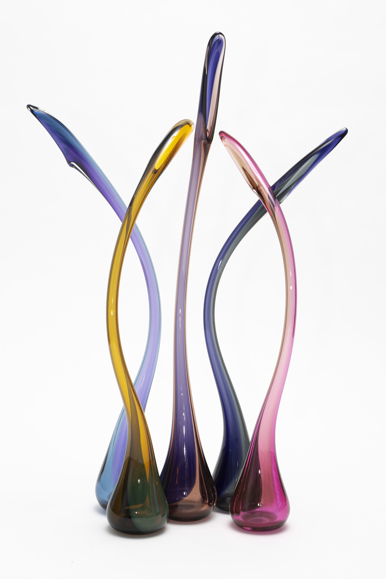 Songlines IV by Joshua Solomon (Art Glass Sculpture) | Artful Home