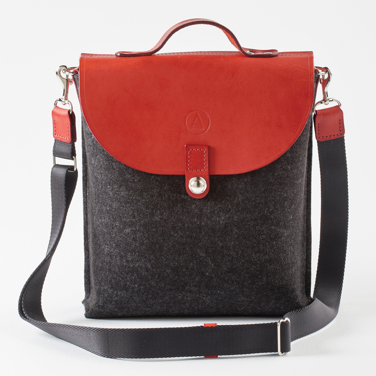DIEGO Bag Charcoal Handbag With Crossbody Strap