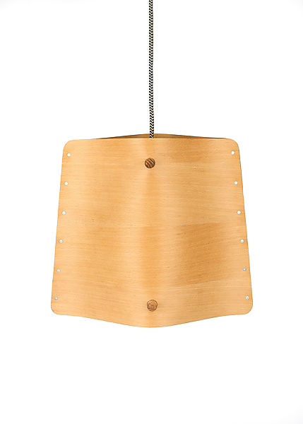 Tapio Pocket Pendant Original, Beech by Hans Gottsacker (Wood Pendant Lamp)  | Artful Home