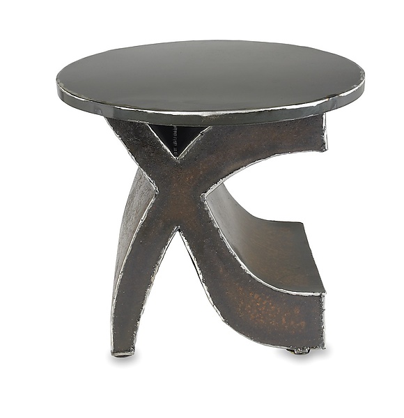 target metal side table