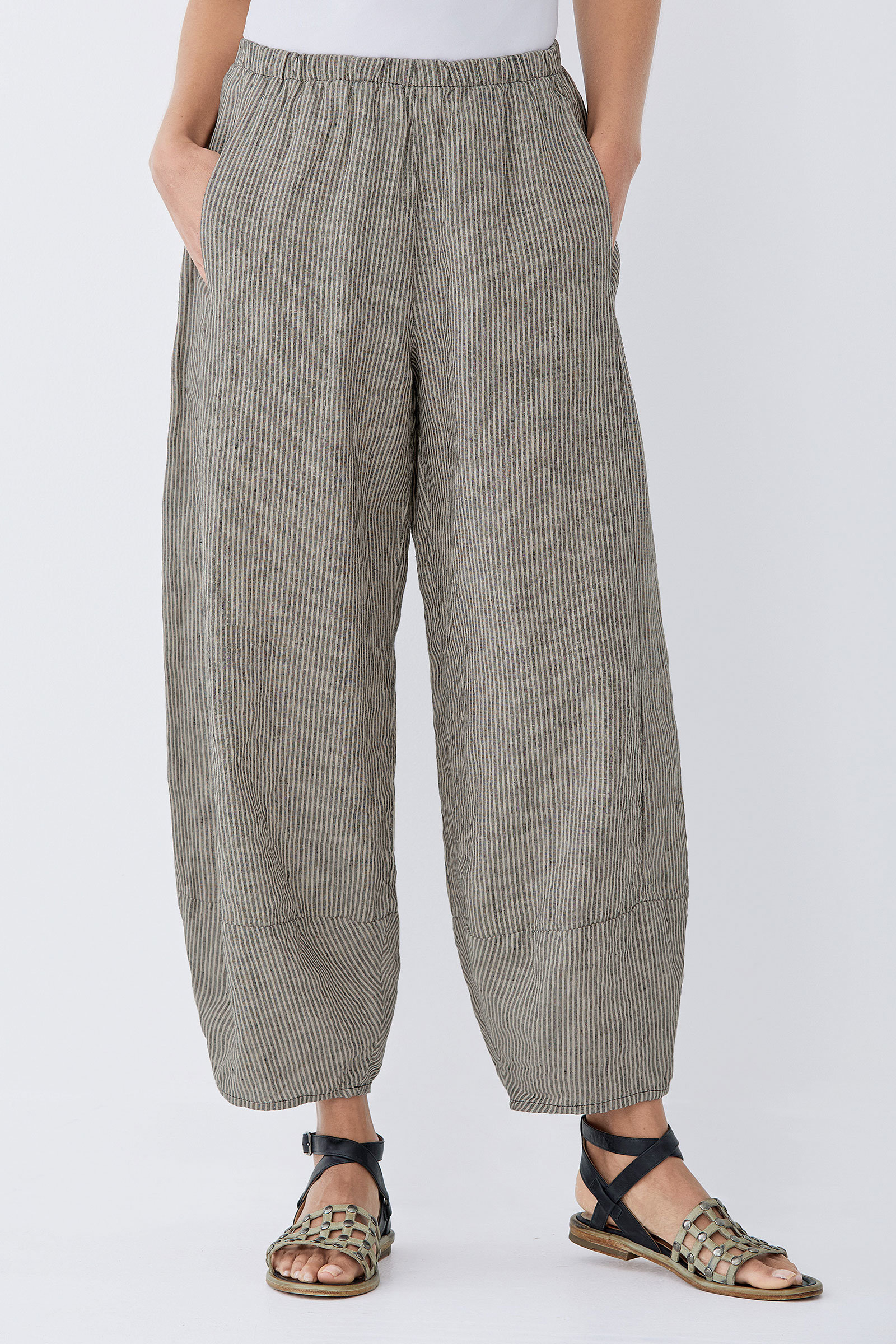 Linen Lantern Pant by Lisa Bayne (Linen Pant) | Artful Home