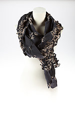 Darcy Swirls Wrap by Elizabeth Rubidge (Silk & Wool Scarf