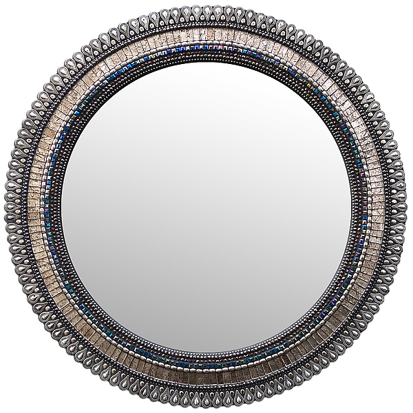 pewter mirror