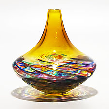 Helix Egg Perfume Bottle by Michael Trimpol and Monique LaJeunesse (Art  Glass Perfume Bottle)