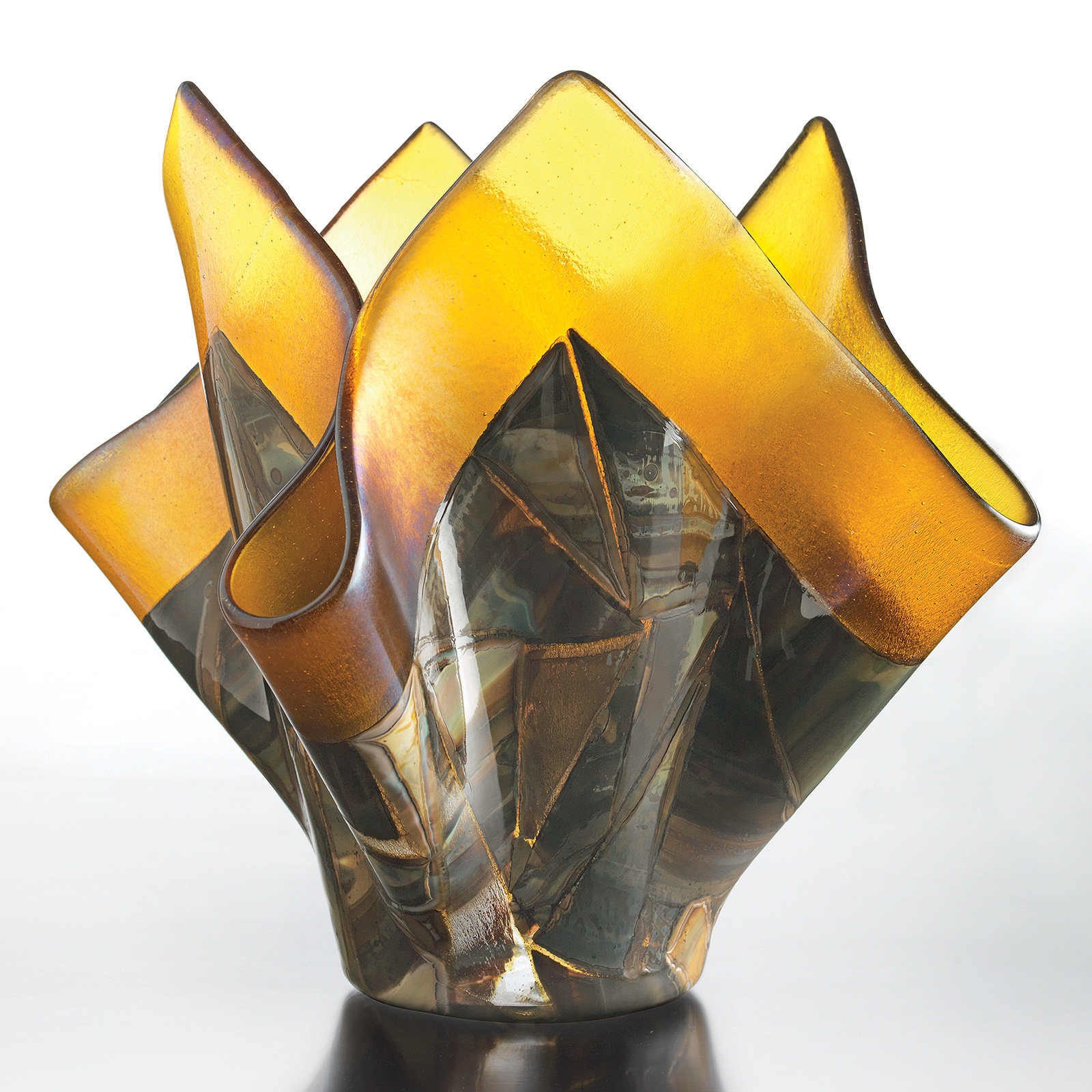 Wood Opal Vessel By Varda Avnisan Art Glass Vessel Artful Home
