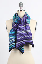 Darcy Swirls Wrap by Elizabeth Rubidge (Silk & Wool Scarf