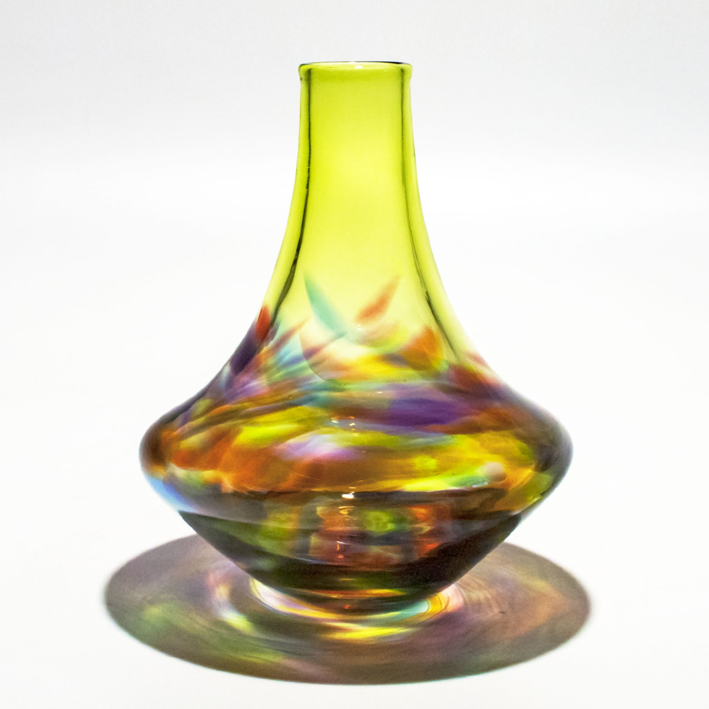 Vortex Morocco Vase By Michael Trimpol And Monique Lajeunesse Art Glass Vase Artful Home