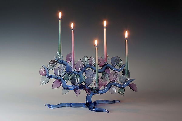 Tree of Life Menorah by Scott Nelles (Metal Menorah)