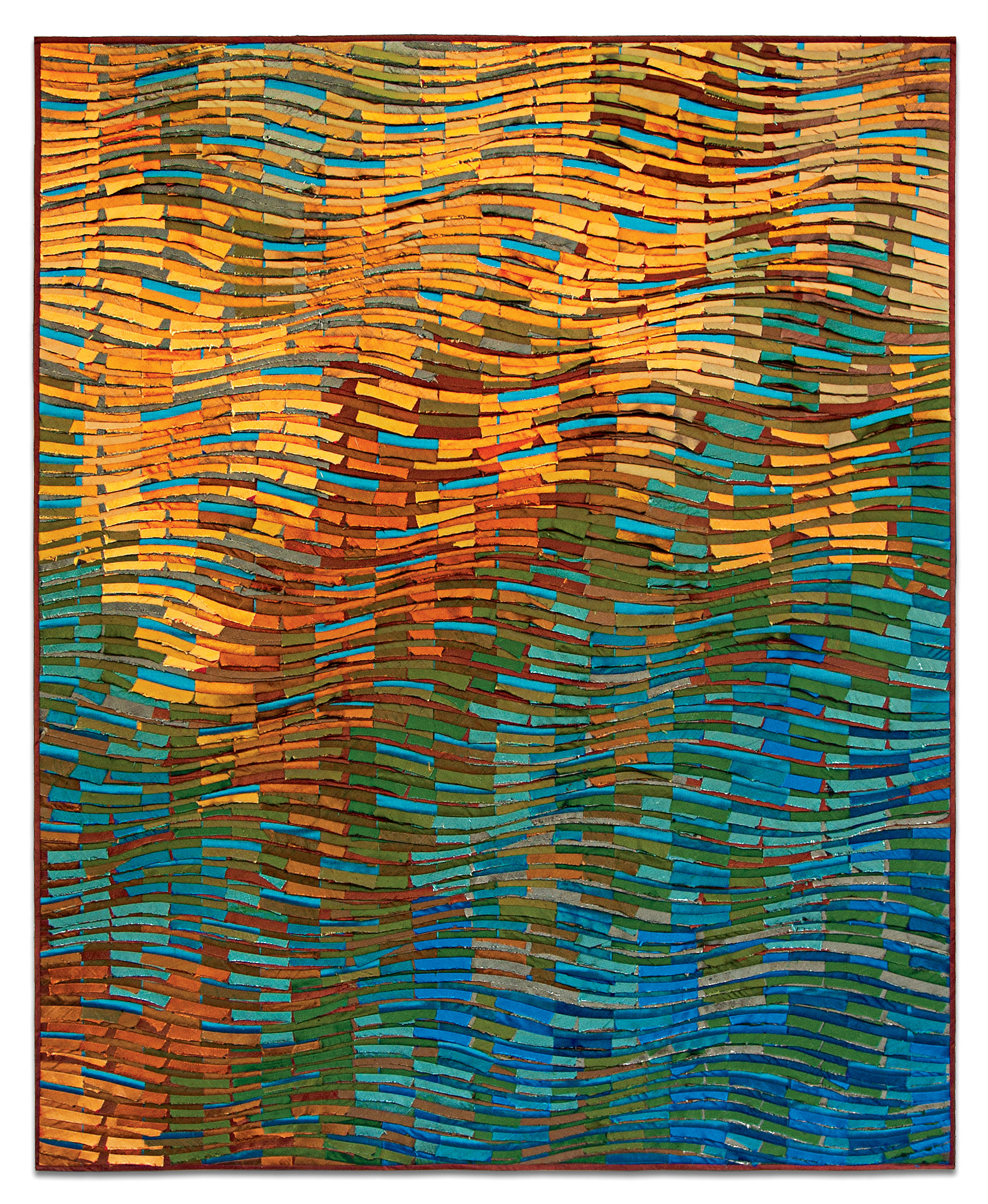 Autumn Wave III by Tim Harding (Fiber Wall Hanging) | Artful Home