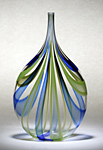 Unique Handmade Blue Art Glass Vases | Artful Home