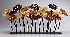 9 flower Breckenridge  Handmade Glass Flowers – Glass Flowers by Scott  Johnson