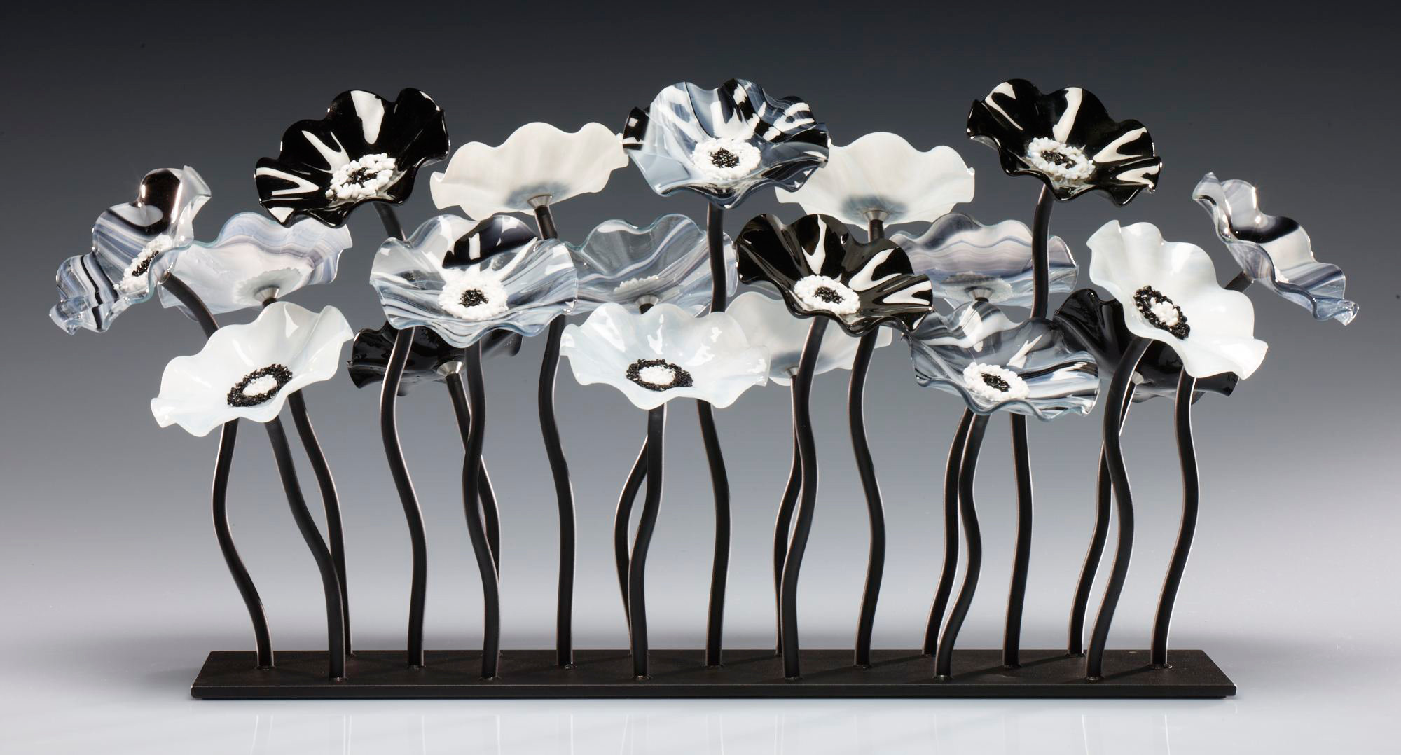 Breckenridge Glass Flower Garden by Scott Johnson and Shawn