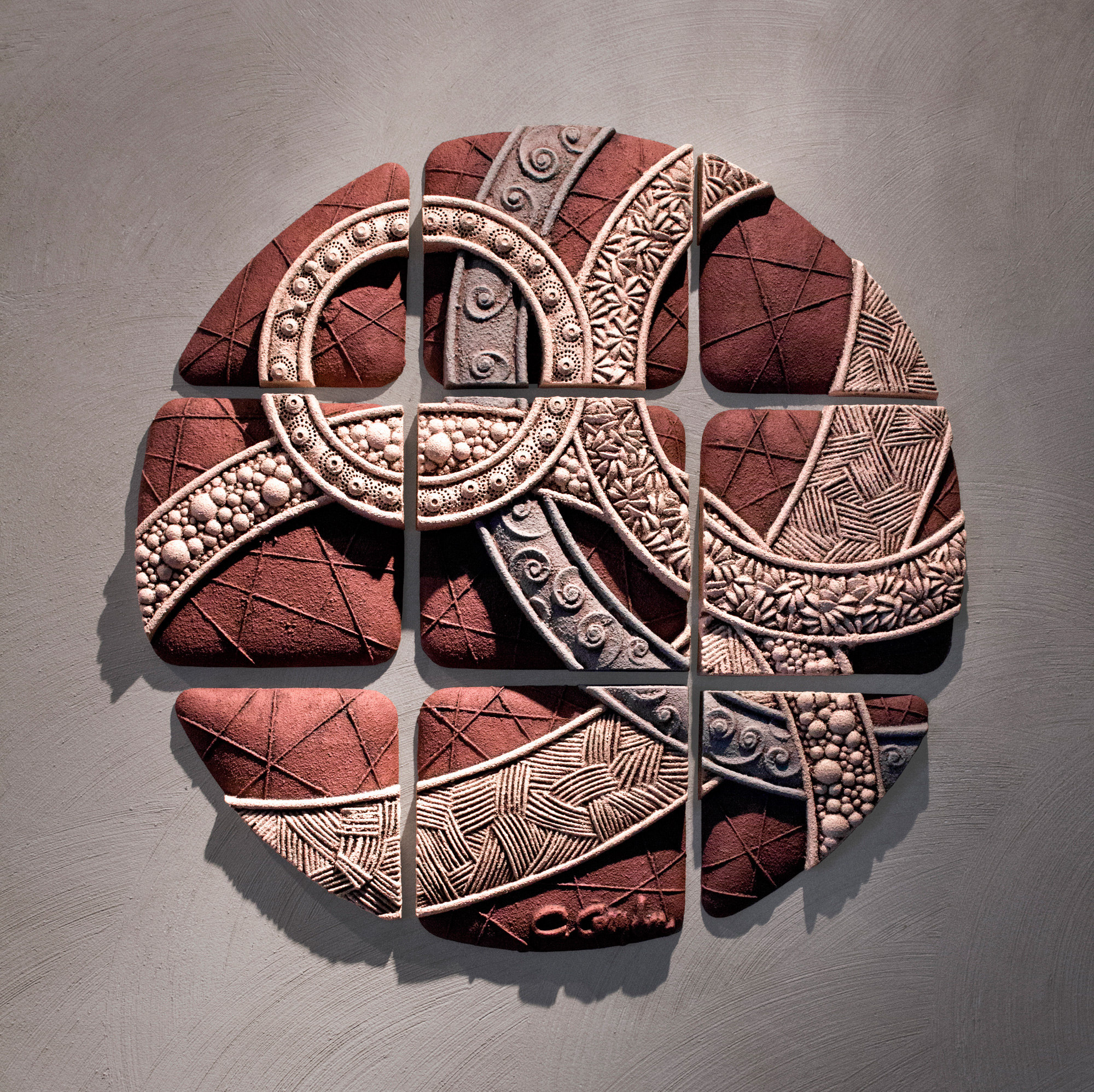 Circle Geometry by Christopher Gryder (Ceramic Wall Art) Artful Home