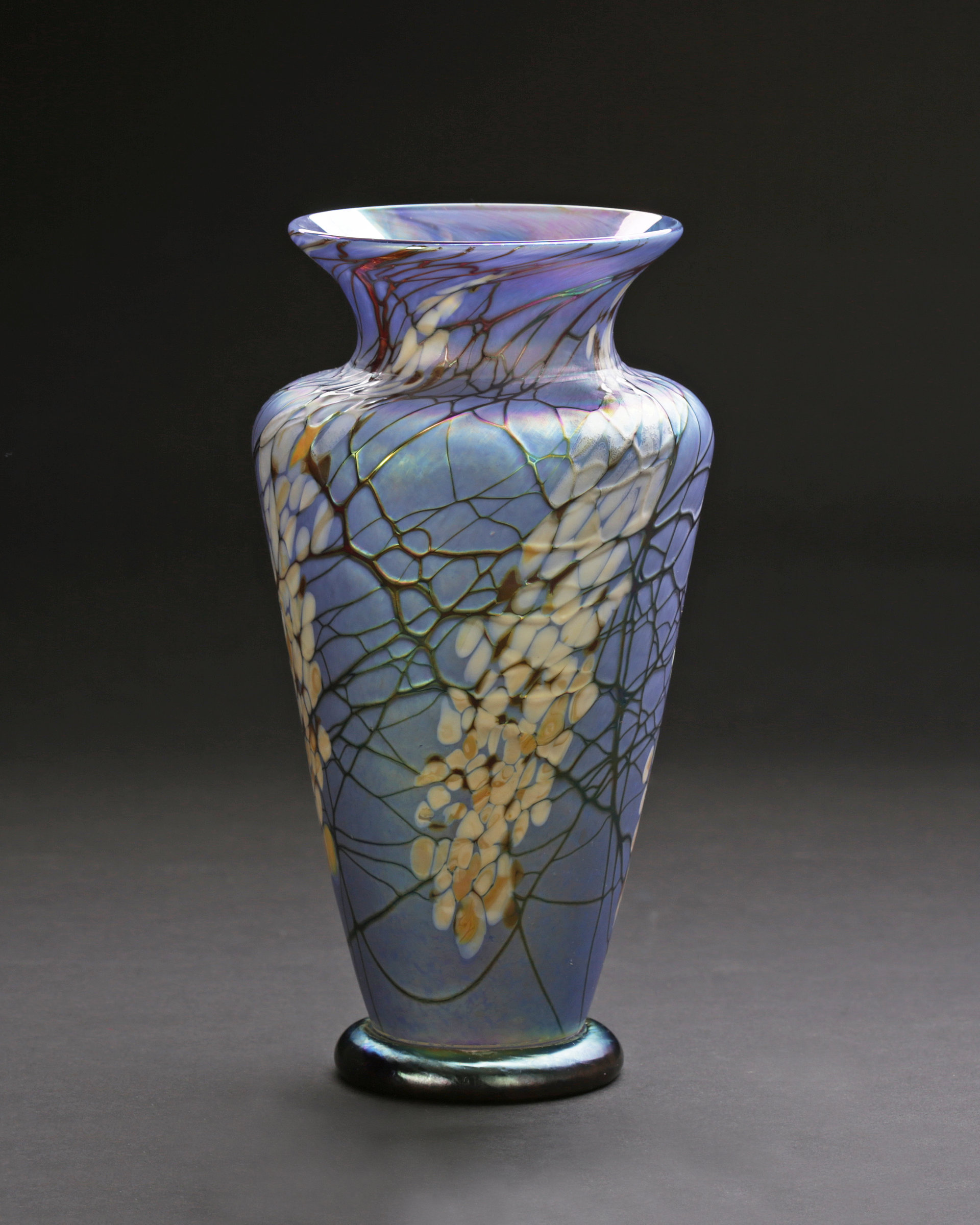 Large Magnolia Vase by Bryce Dimitruk (Art Glass Vase) | Artful Home