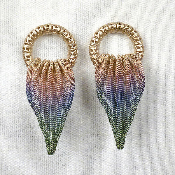 Pleated Earrings 