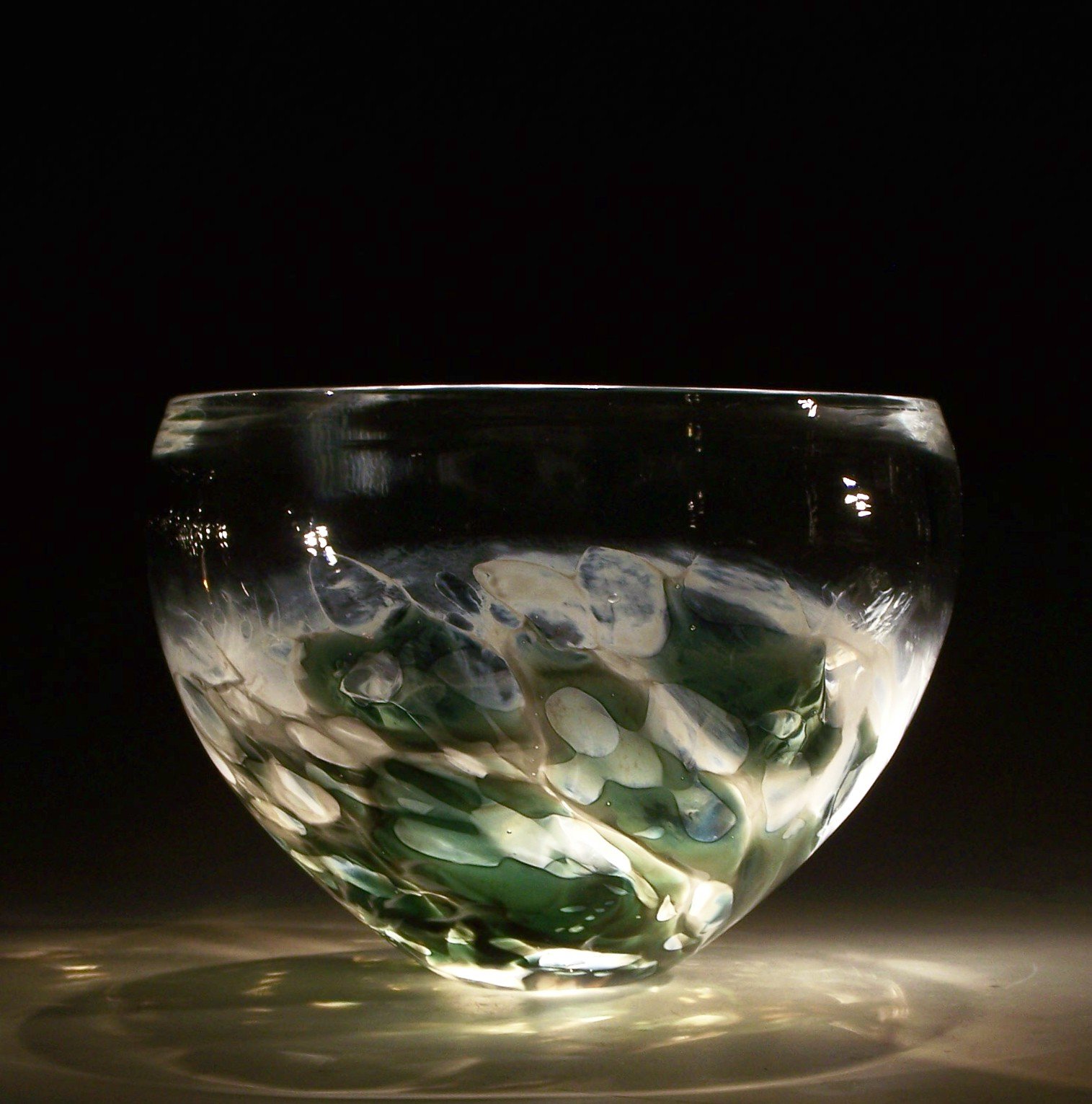 Ocean Bowl By Caleb Nichols Art Glass Bowl Artful Home