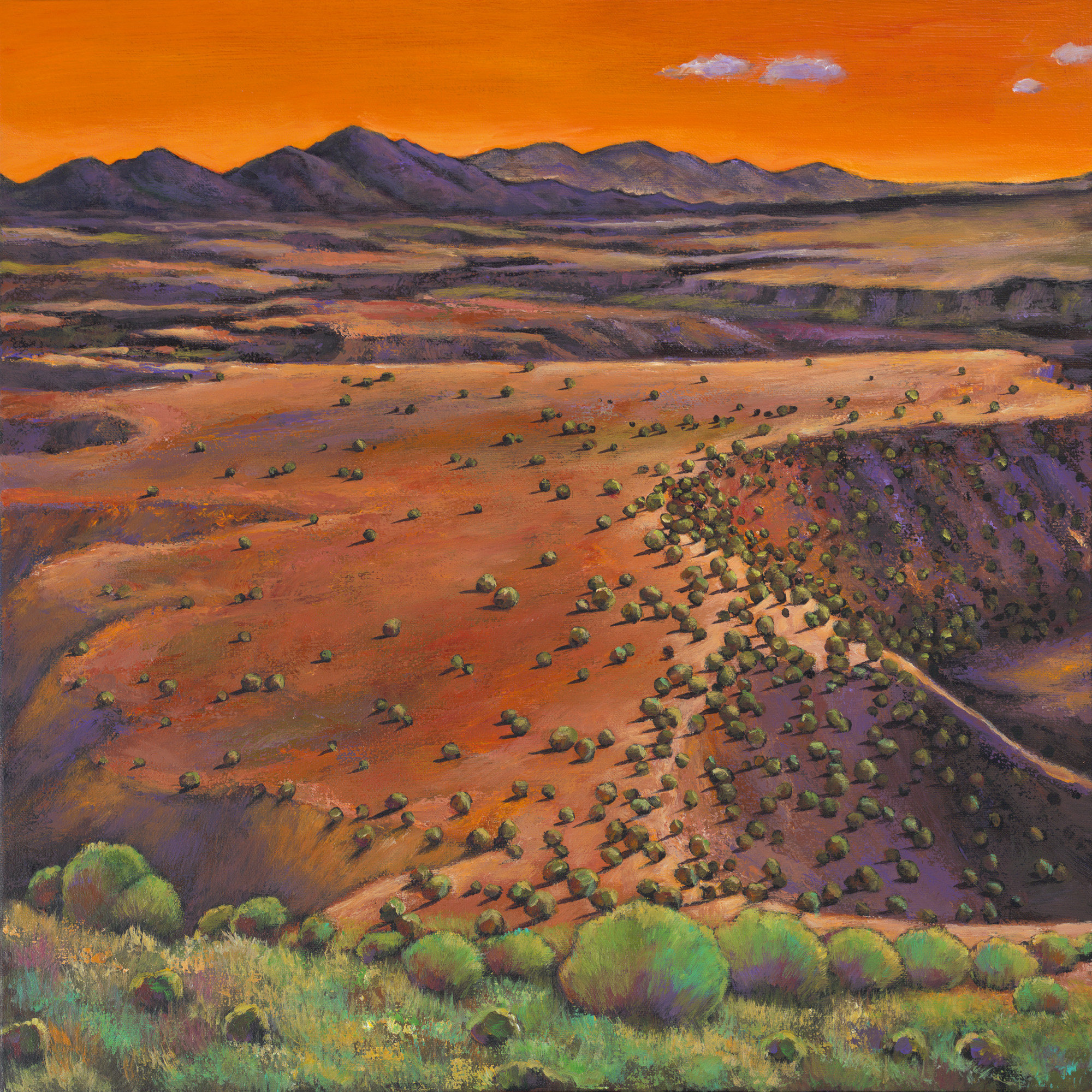 High Desert Evening by Johnathan Harris (Giclee Print) Artful Home