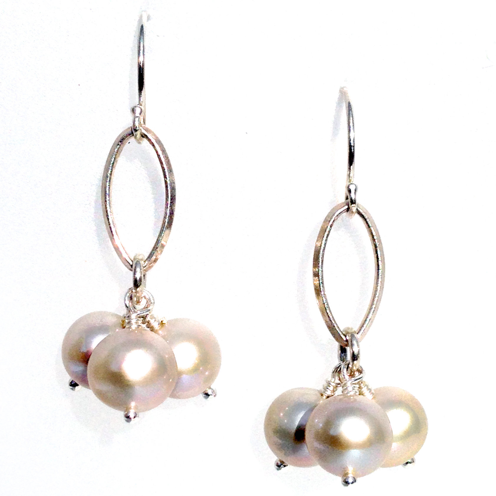 Marque Sterling Silver Drops with pearls by Kathleen Lynagh (Silver ...